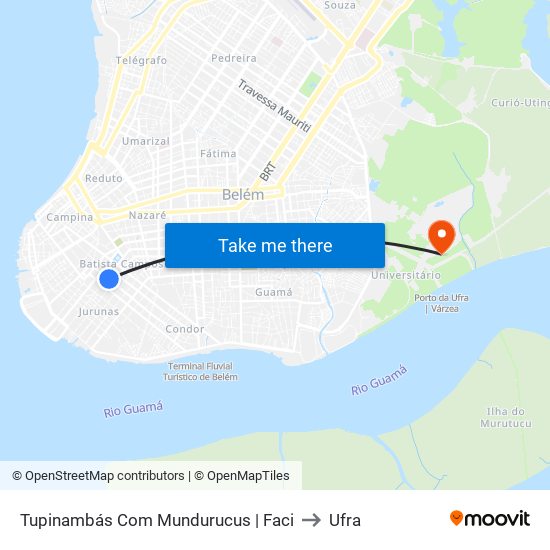 Tupinambás Com Mundurucus | Faci to Ufra map