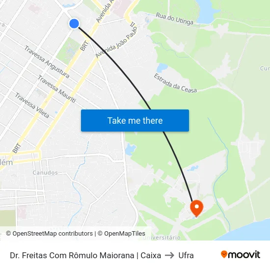 Dr. Freitas Com Rômulo Maiorana | Caixa to Ufra map