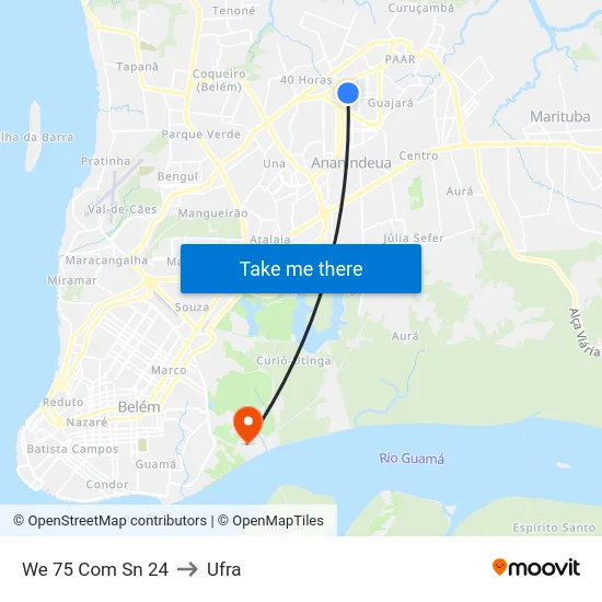 We 75 Com Sn 24 to Ufra map