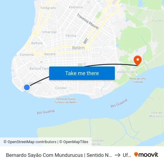 Bernardo Sayão Com Mundurucus | Sentido Norte to Ufra map