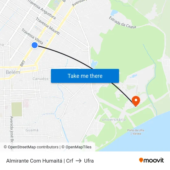 Almirante Com Humaitá | Crf to Ufra map