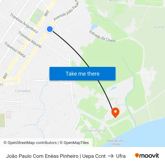 João Paulo Com Enéas Pinheiro | Uepa Ccnt to Ufra map