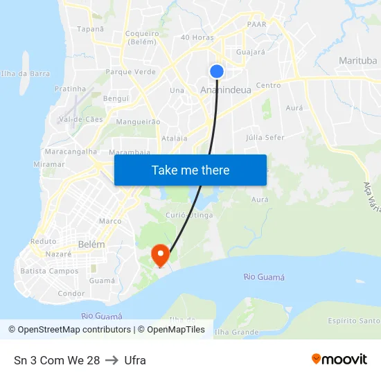 Sn 3 Com We 28 to Ufra map
