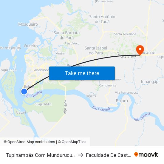 Tupinambás Com Mundurucus | Faci to Faculdade De Castanhal map