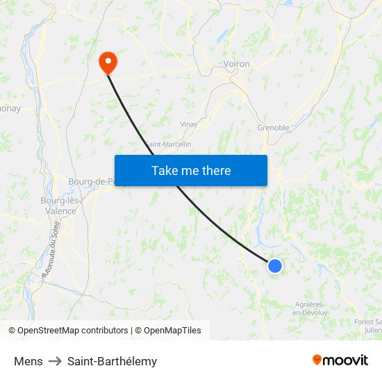 Mens to Saint-Barthélemy map