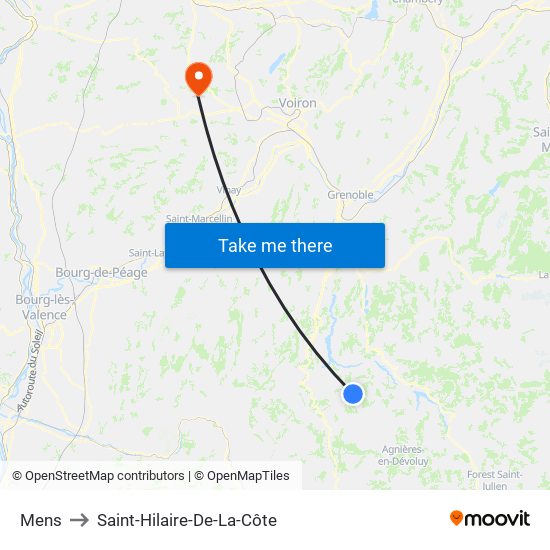 Mens to Saint-Hilaire-De-La-Côte map