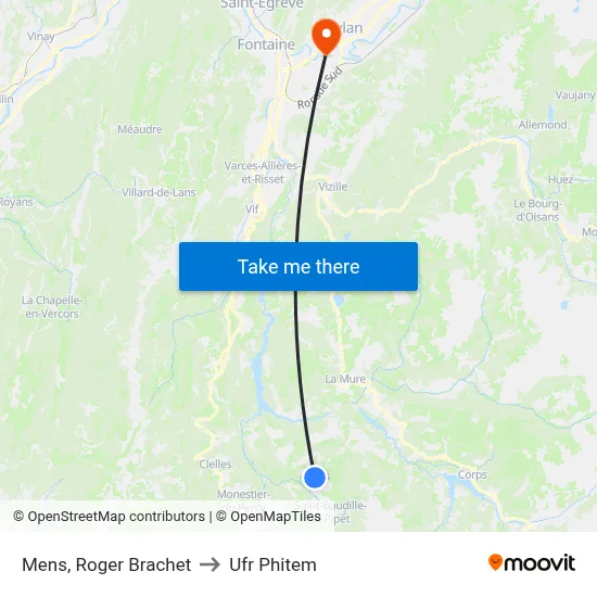 Mens, Roger Brachet to Ufr Phitem map