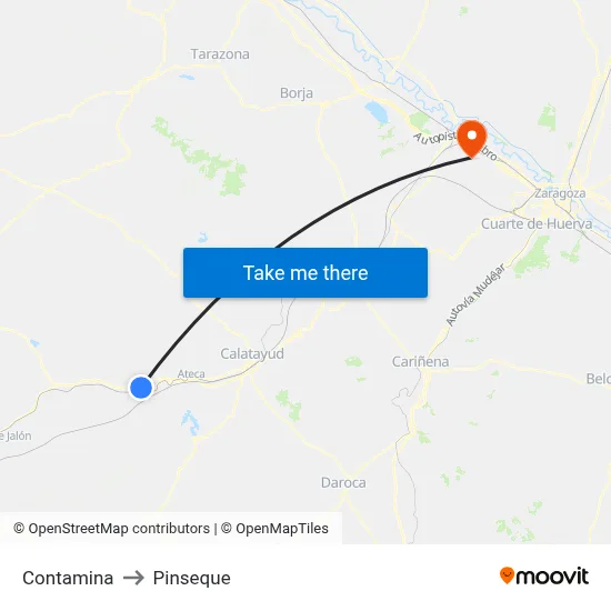 Contamina to Pinseque map