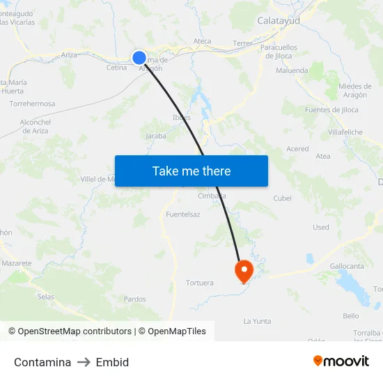 Contamina to Embid map