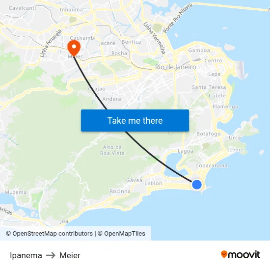 Ipanema to Meier map