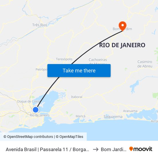 Avenida Brasil | Passarela 11 / Borgauto to Bom Jardim map