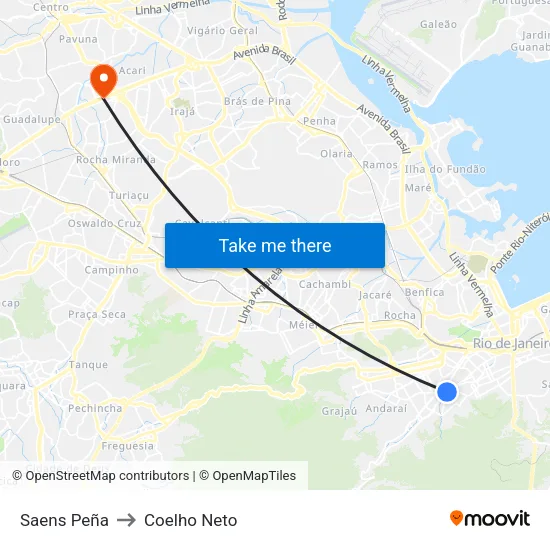 Saens Peña to Coelho Neto map