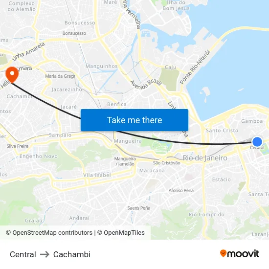 Central to Cachambi map