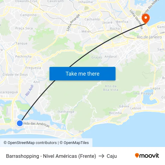 Barrashopping - Nível Américas (Frente) to Caju map