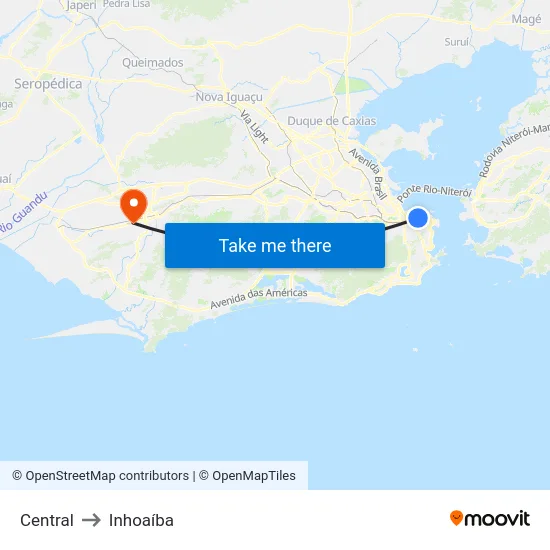 Central to Inhoaíba map