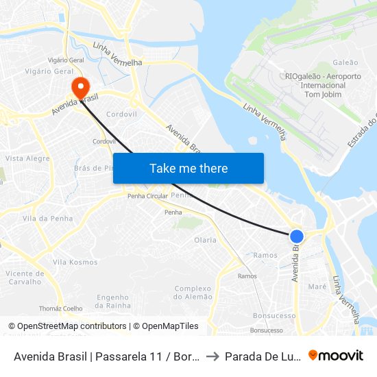 Avenida Brasil | Passarela 11 / Borgauto to Parada De Lucas map