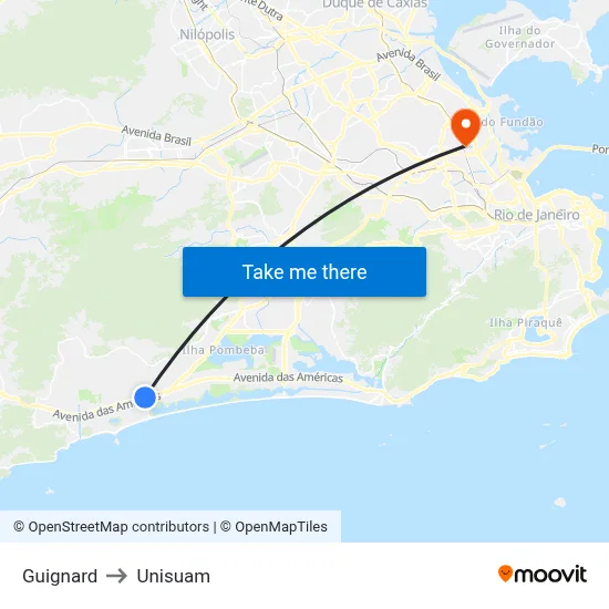 Guignard to Unisuam map