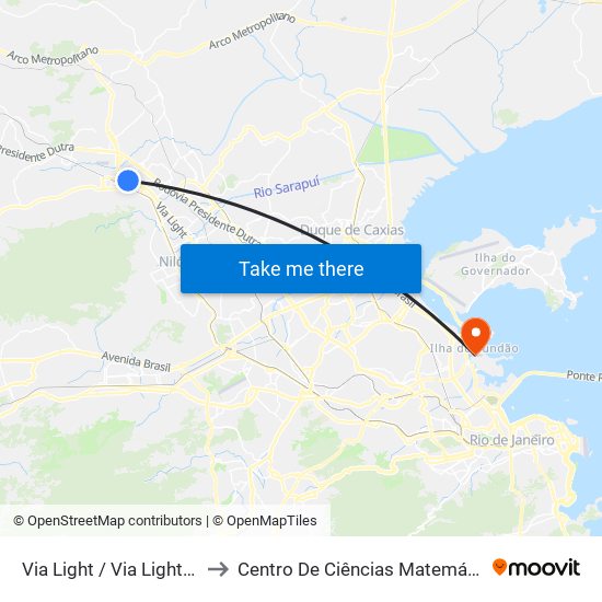 Via Light / Via Light Mall / Art-Pão to Centro De Ciências Matemáticas E Da Natureza map