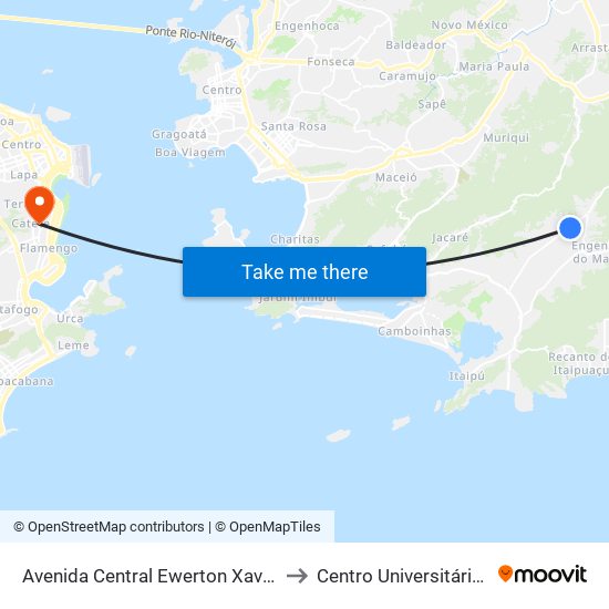 Avenida Central Ewerton Xavier 3345 to Centro Universitário Ibmr map