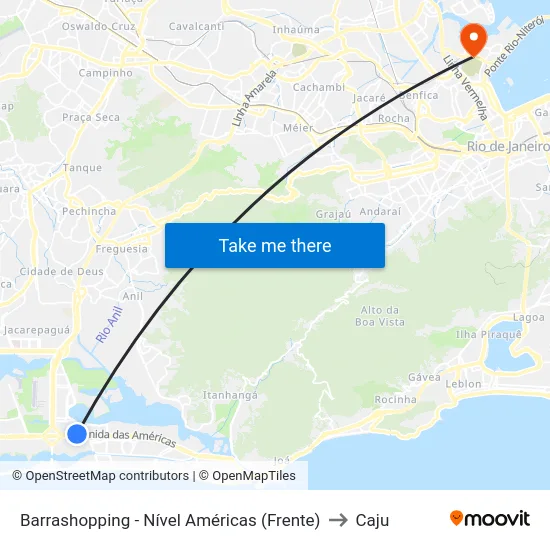 Barrashopping - Nível Américas (Frente) to Caju map