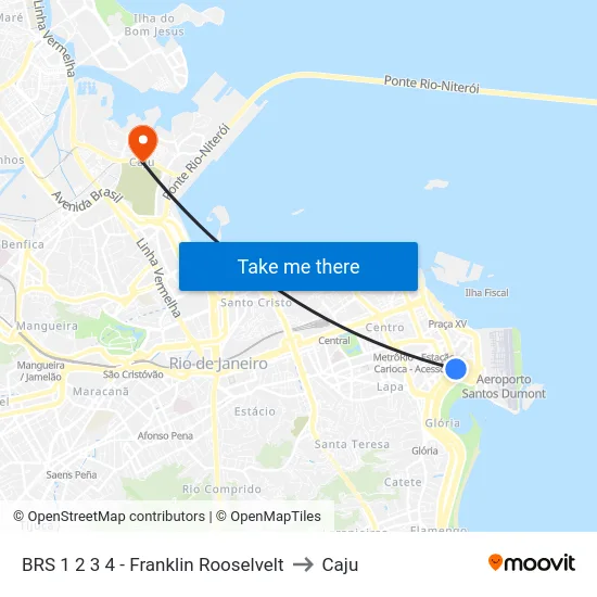 BRS 1 2 3 4 - Franklin Rooselvelt to Caju map