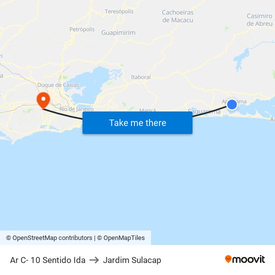 Ar C- 10 Sentido Ida to Jardim Sulacap map