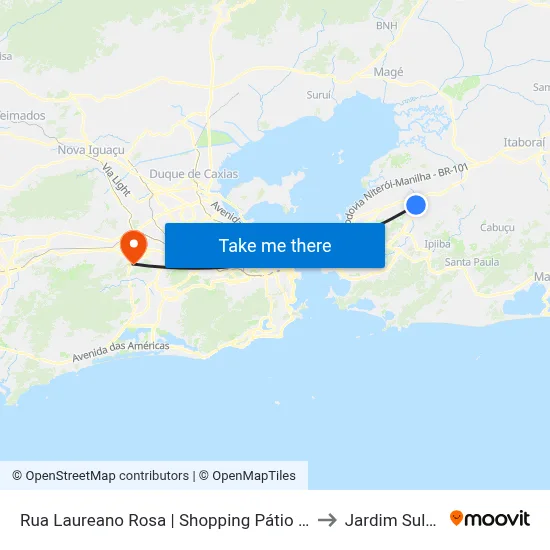 Rua Laureano Rosa | Shopping Pátio Alcântara to Jardim Sulacap map