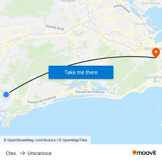 Ctex. to Unicarioca map