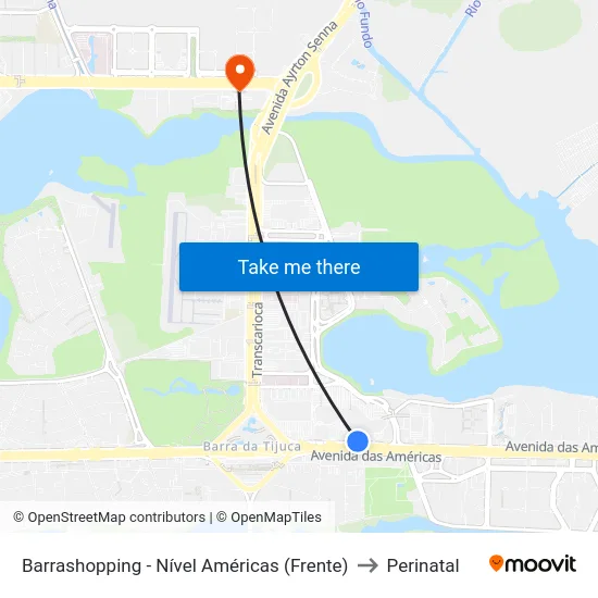 Barrashopping - Nível Américas (Frente) to Perinatal map