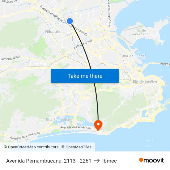 Avenida Pernambucana, 2113 - 2261 to Ibmec map