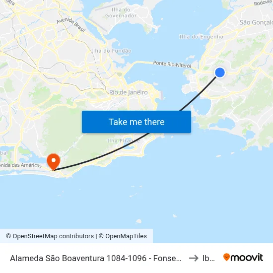 Alameda São Boaventura 1084-1096 - Fonseca Niterói - Rj Brasil to Ibmec map