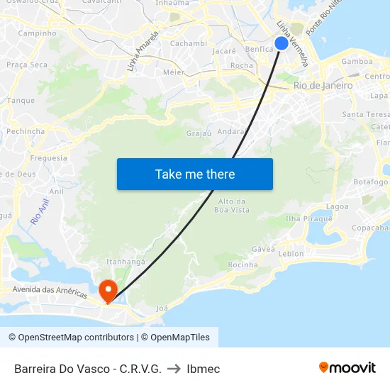 Barreira Do Vasco - C.R.V.G. to Ibmec map