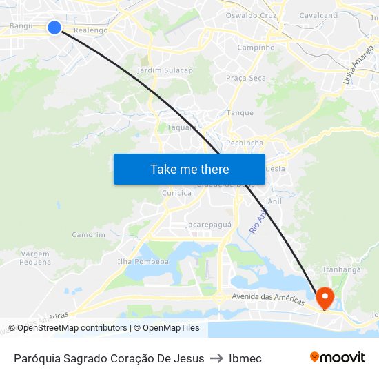 Paróquia Sagrado Coração De Jesus to Ibmec map