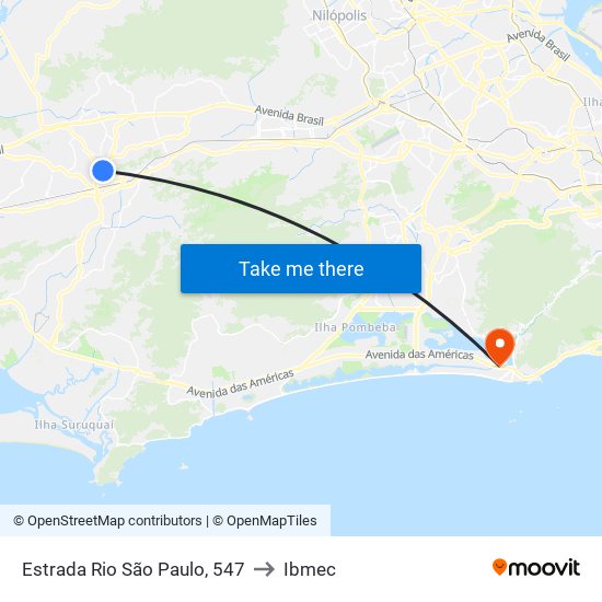 Estrada Rio São Paulo, 547 to Ibmec map