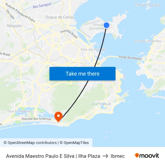 Avenida Maestro Paulo E Silva | Ilha Plaza to Ibmec map