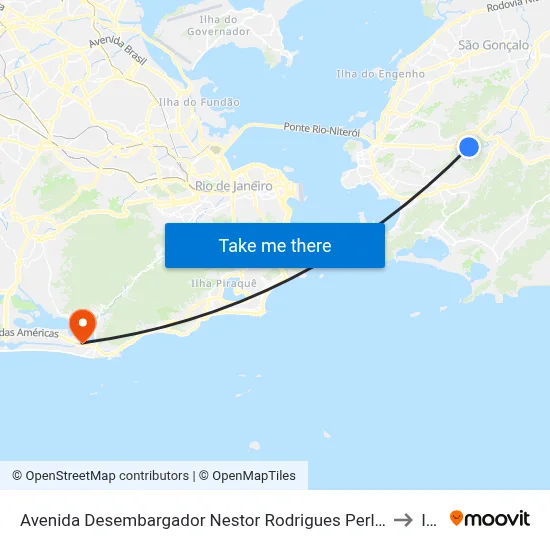 Avenida Desembargador Nestor Rodrigues Perlingeiro 982 Santa Bárbara Niterói - Rio De Janeiro 21141 Brasil to Ibmec map