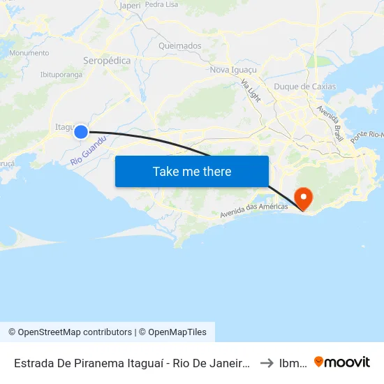 Estrada De Piranema Itaguaí - Rio De Janeiro Brasil to Ibmec map