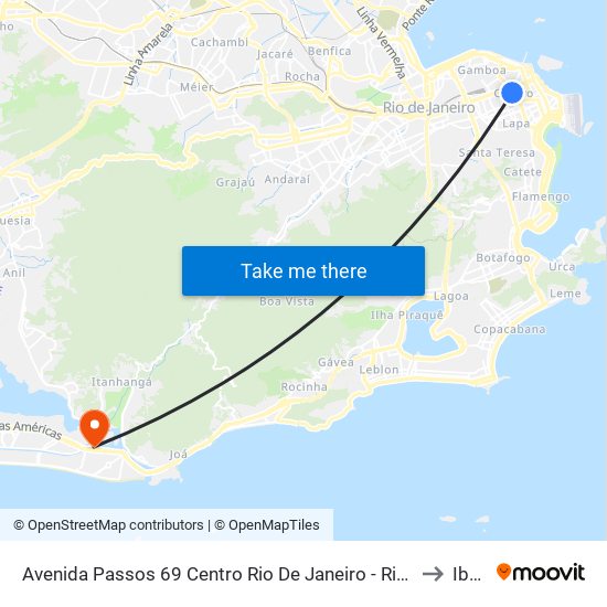 Avenida Passos 69 Centro Rio De Janeiro - Rio De Janeiro 20051 Brasil to Ibmec map