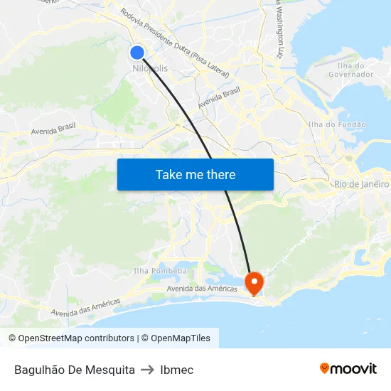 Bagulhão De Mesquita to Ibmec map