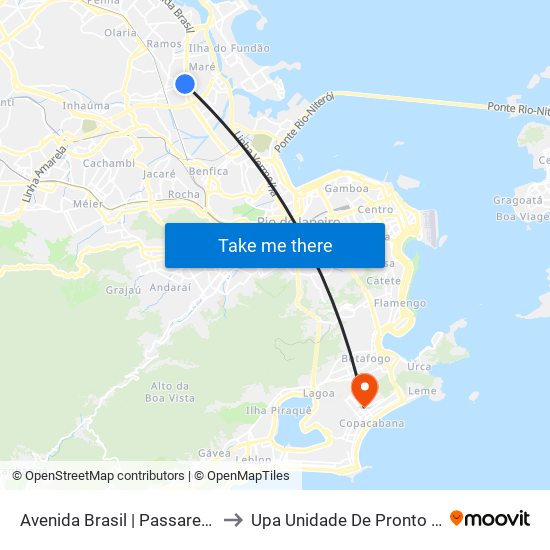 Avenida Brasil | Passarela 07 / Toulon to Upa Unidade De Pronto Atendimento map