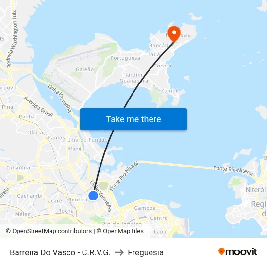 Barreira Do Vasco - C.R.V.G. to Freguesia map