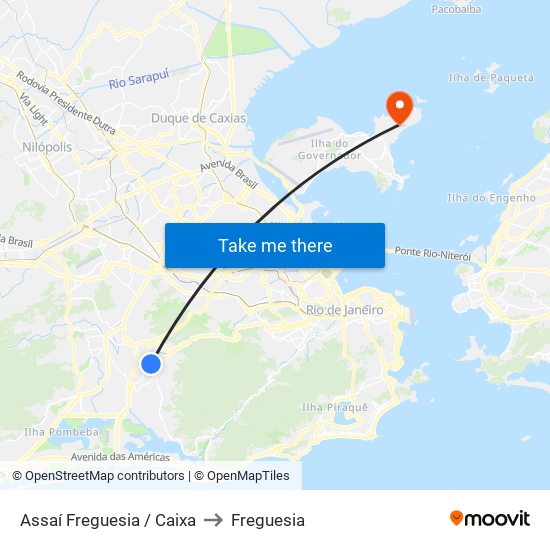 Assaí Freguesia / Caixa to Freguesia map