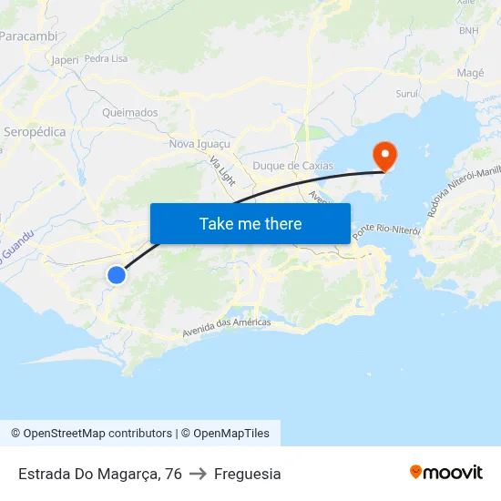 Estrada Do Magarça, 76 to Freguesia map