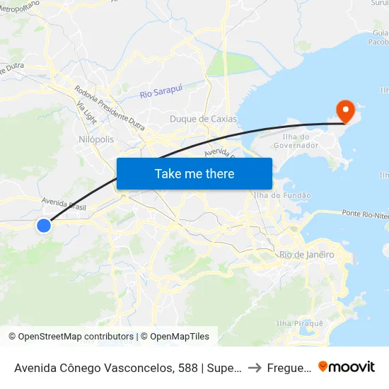 Avenida Cônego Vasconcelos, 588 | Supermarket to Freguesia map
