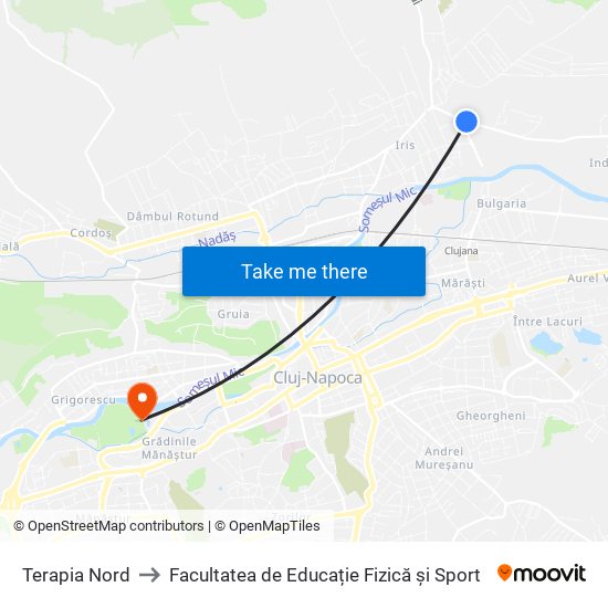 Terapia Nord to Facultatea de Educație Fizică și Sport map