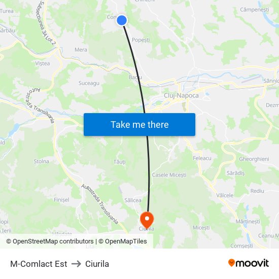 M-Comlact Est to Ciurila map