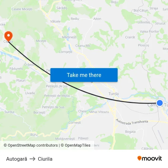 Autogară to Ciurila map