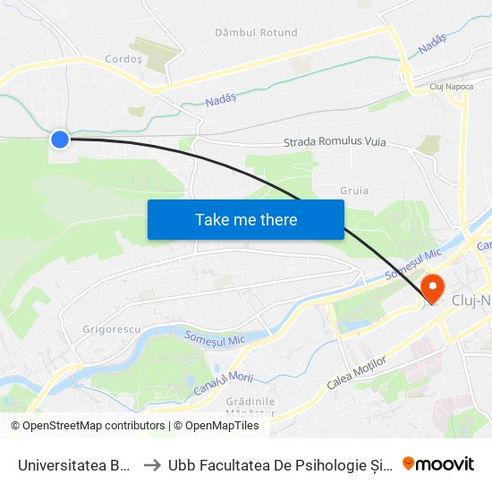 Universitatea Bogdan Vodă to Ubb Facultatea De Psihologie Și Științe Ale Educației map