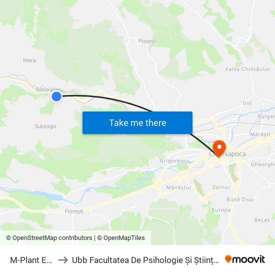 M-Plant Extract to Ubb Facultatea De Psihologie Și Științe Ale Educației map