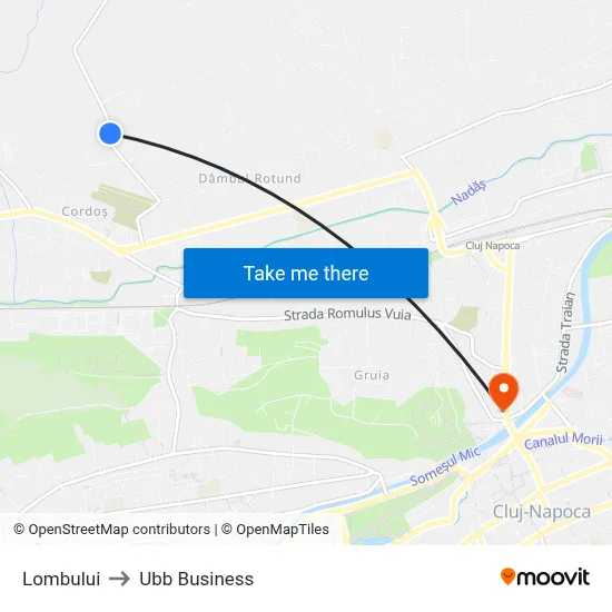 Lombului to Ubb Business map